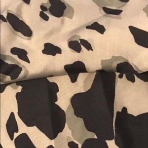 Burberry animal print silk scarf